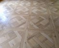 Parquet Versailles. Chêne et chevillage bois.