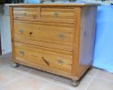RESTAURATION D'UNE COMMODE D'UN EBENISTE ALLEMAND DE LA FIN DU (...)