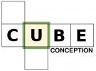 Logo cube conception