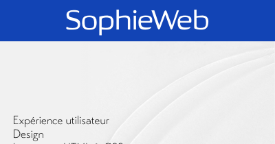 SophieWeb : Expérience utilisateur, design web & mobile, intégration ...