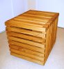MEUBLE CACHE-CUVETTE EN CHENE